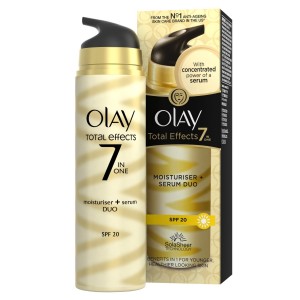 Olay Total Effects 7-in-1 Moisturiser + Serum Duo SPF20 