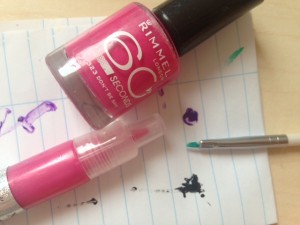 Easy Valentines Day Nail Art Design 