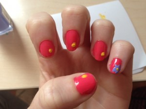 Easy Flower Nail Art 