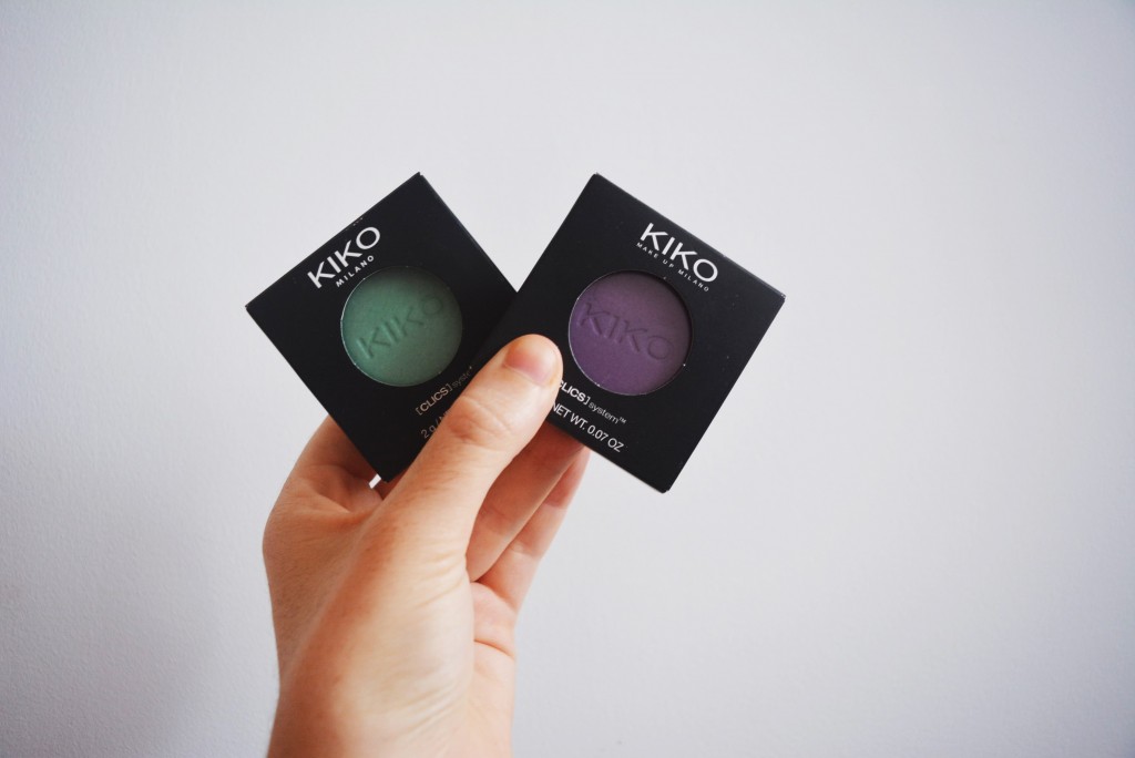 kiko eyeshadows